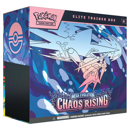 Pokémon Chaos Rising Elite Trainer Box – Premium Mega Evolution Edition