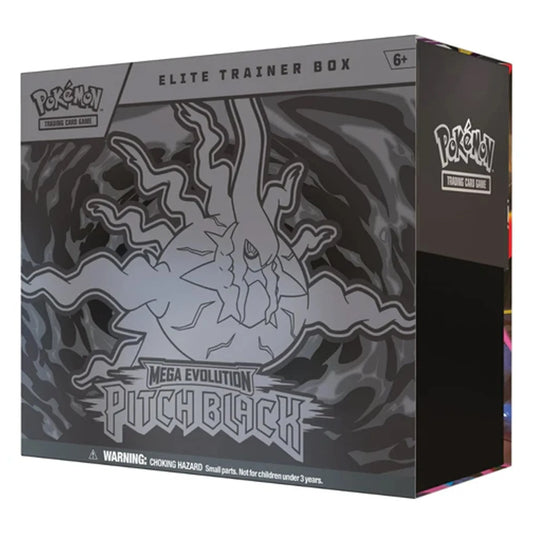 Pokémon Mega Evolution: Pitch Black Elite Trainer Box – Shadow Power (9 Packs)