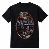 Magic The Gathering Dragon Warrior Graphic T Shirt black - TCGVault