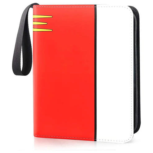 4 Pocket Card Binder Album 400 Cards with Zipper L-Green