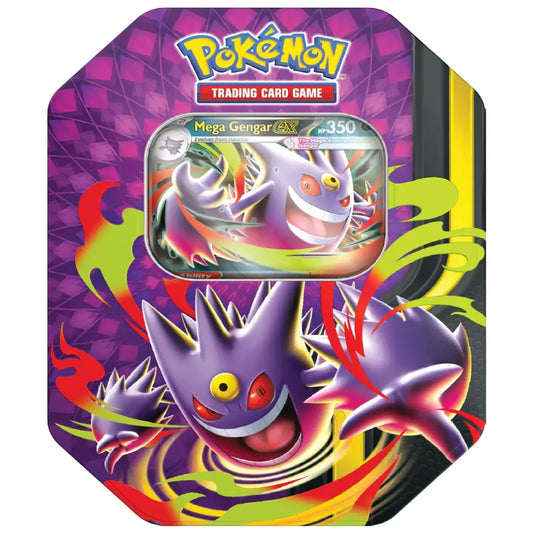 Pokémon TCG Mega Moonlit Tin – Mega Gengar ex Special Collector Edition