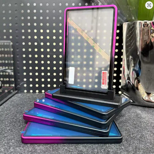 Multicolor Gradient Aluminum Alloy 35PT PSA/CGC Graded Card Holder - Spectrum Version - TCGVault