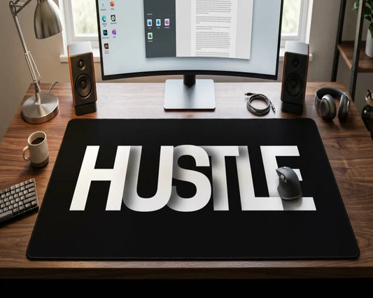 Hustle Mode Minimalist Desk Mat - TCGVault