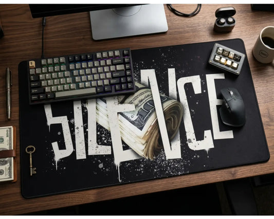 Silence Hustle Money Mouse Pad - TCGVault