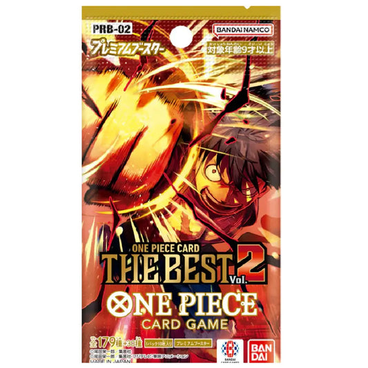 One Piece The Best PRB-02 Vol.2 Booster Pack Japanese Version - TCGVault