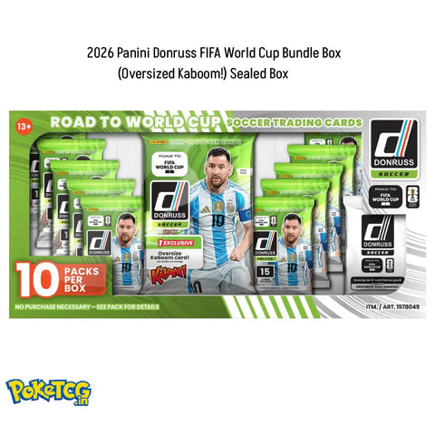 2026 Panini Donruss FIFA World Cup Bundle Box (Oversized KABOOM!) | Factory Sealed