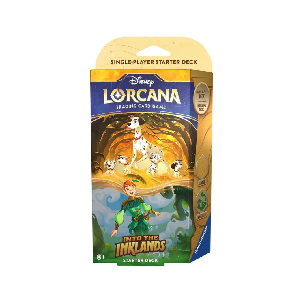 Disney Lorcana Trading Card Game – Into the Inklands Starter Deck: Ruby & Sapphire