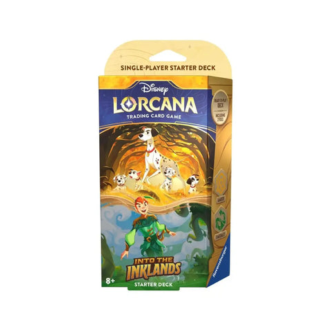 Disney Lorcana Trading Card Game – Into the Inklands Starter Deck: Ruby & Sapphire