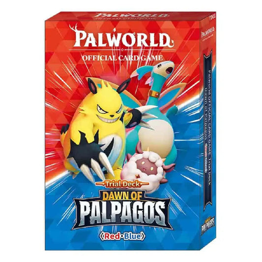 Palworld TCG Dawn of Palpagos Red & Blue Trial Decks 1st Edition English Sealed