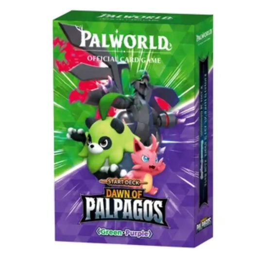 Palworld TCG Dawn of Palpagos Green & Purple Trial Deck 1st Edition English Sealed