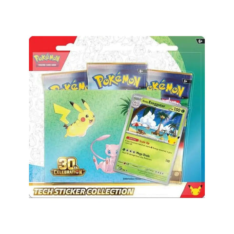 Pokémon TCG 30th Anniversary Tech Sticker Collection