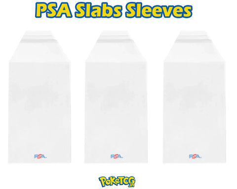 PSA Slab Protective Sleeves – Ultra-Clear Card Grading Case Covers (2 Sleeves)