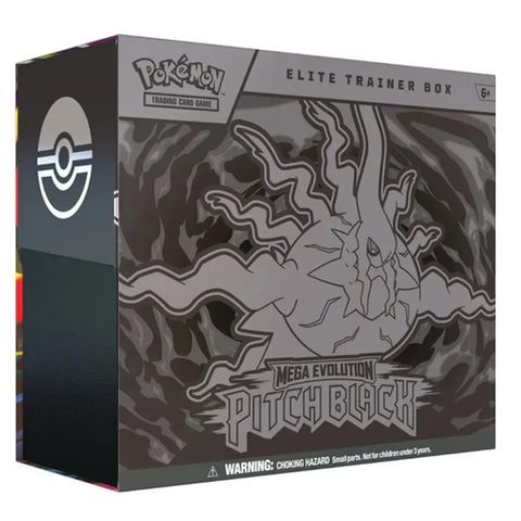 Pokémon Mega Evolution: Pitch Black Elite Trainer Box – Shadow Power (9 Packs)