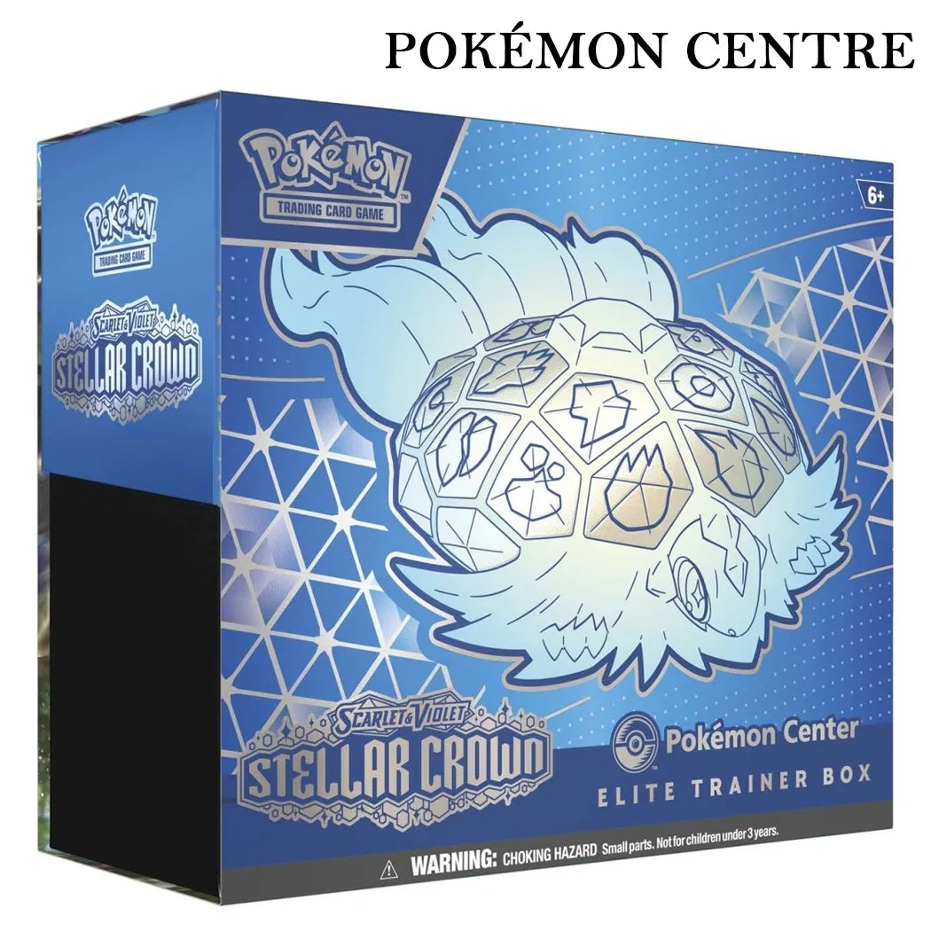 Pokémon TCG Scarlet & Violet Stellar Crown Pokémon Center Elite Trainer Box – 11 Booster Packs & Noctowl Promo