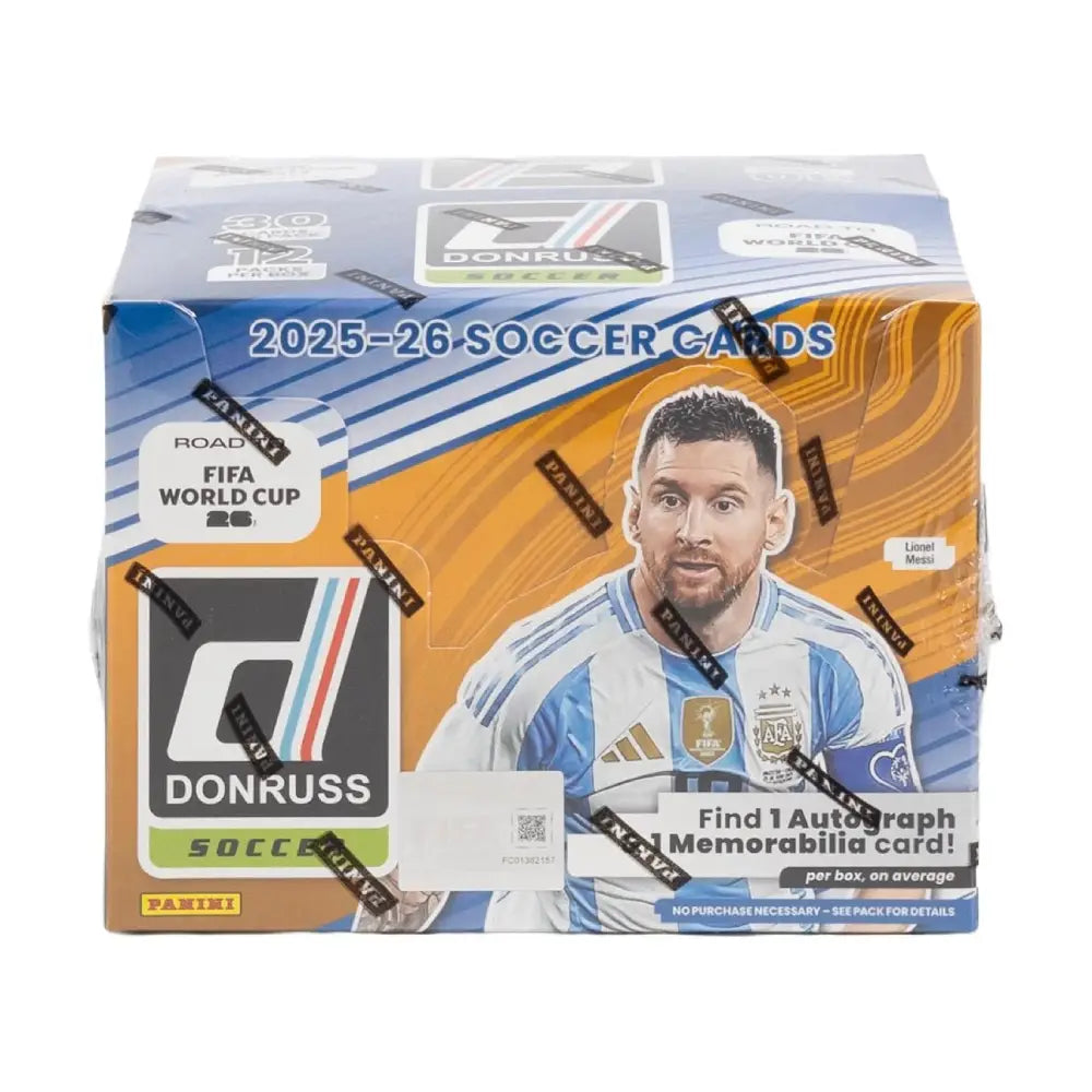 2025/26 Panini Donruss Road to FIFA World Cup Soccer Hobby Box Sealed Collection - PokeTCG
