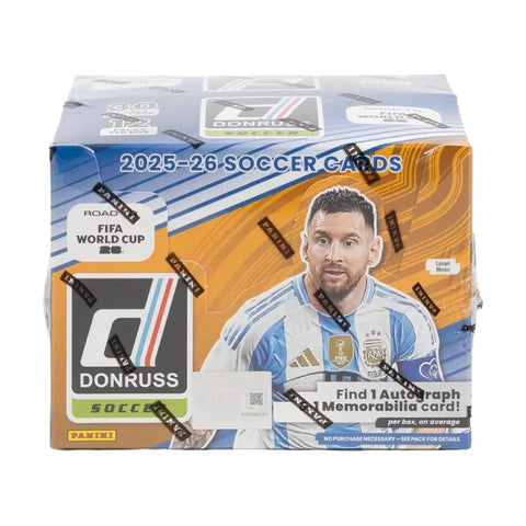 2025/26 Panini Donruss Road to FIFA World Cup Soccer Hobby Box Sealed Collection - PokeTCG