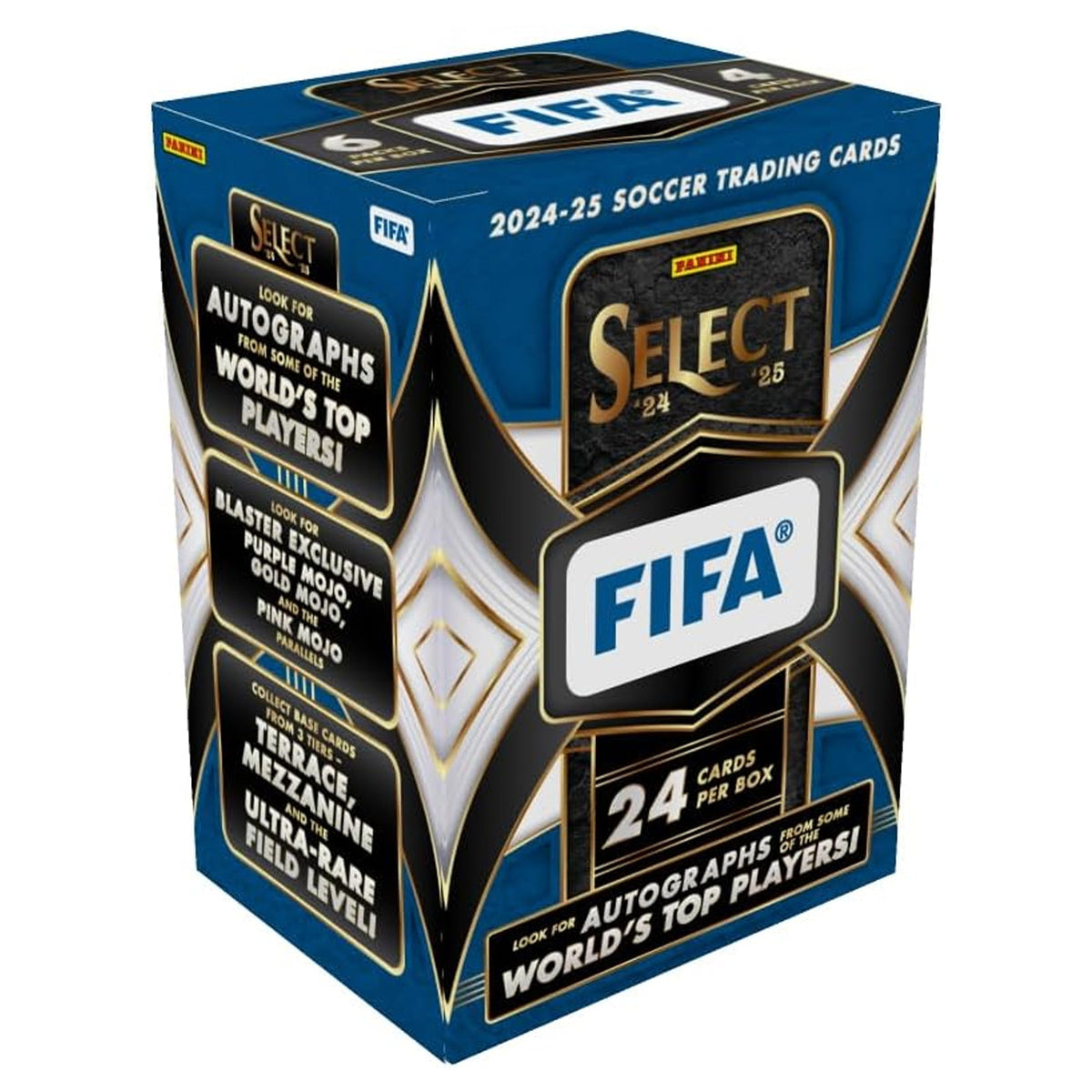 2024–25 Panini Select FIFA Soccer Blaster Box – Exclusive Parallel Chase Edition
