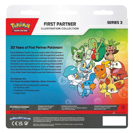 Pokémon First Partner Illustration Collection Series 3 – Factory Sealed