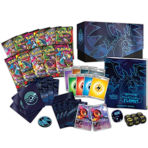 Pokémon TCG Mega Evolution: Phantasmal Flames Pokémon Center Elite Trainer Box – Premium Collector Edition