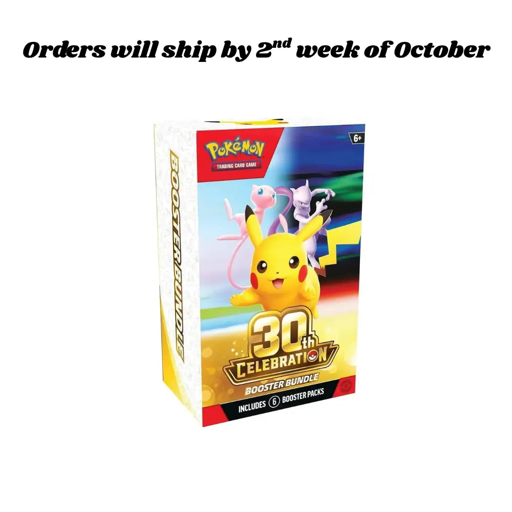Pokémon TCG 30th Anniversary Booster Bundle – Sealed Collector Edition