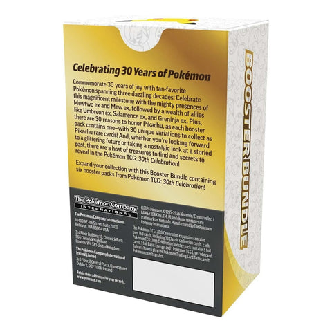 Pokémon TCG 30th Anniversary Celebration Booster Bundle