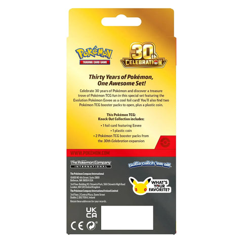 Pokémon TCG 30th Anniversary Celebration Knock Out Collection Box