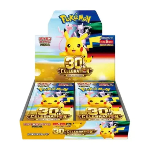 Pokémon Japanese 30th Anniversary Celebration Booster Box Factory Sealed
