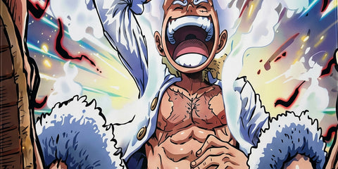 Gear 5 Luffy Victory Laugh Anime Mouse Pad XL desk setup - TCGVault