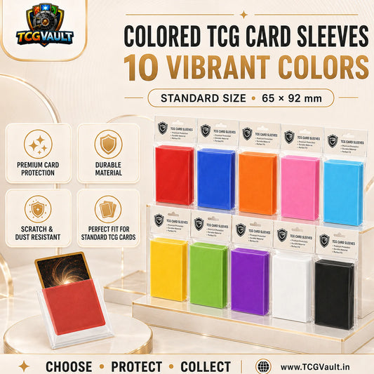 Likero 100 Count Standard Card Sleeves Crystal Clear 66×91mm - TCGVault