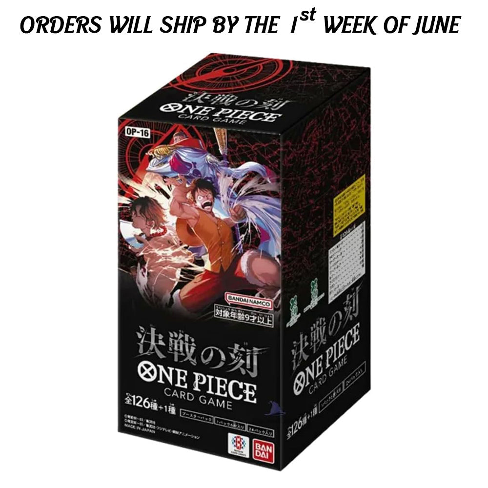 One Piece OP-16 The Time of Battle Booster Box Japanese Factory Sealed
