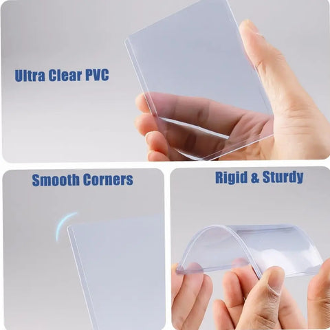 3" x 4" 35PT Premium Top Loader Hard Plastic Trading Card Protector – Single Piece