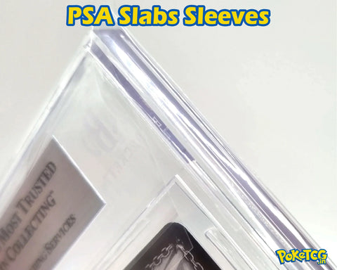 PSA Slab Protective Sleeves – Ultra-Clear Card Grading Case Covers (2 Sleeves)