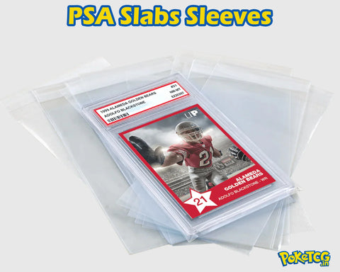 PSA Slab Protective Sleeves – Ultra-Clear Card Grading Case Covers (2 Sleeves)