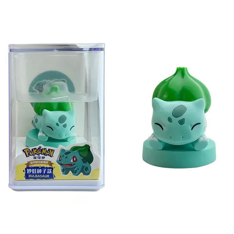 Cute Pokémon Bulbasaur Mini Figure with Acrylic Display Case - TCGVault