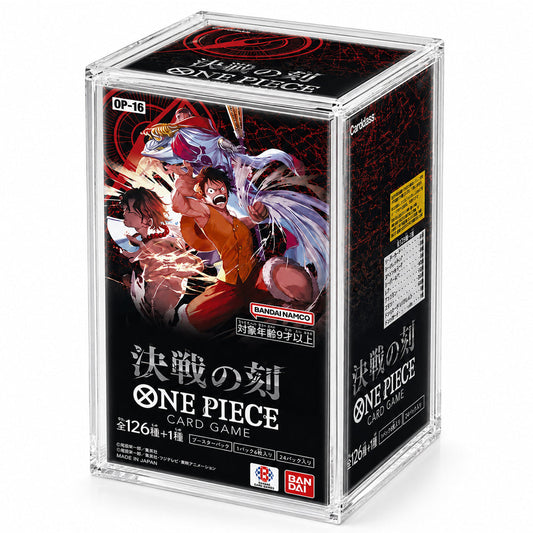 Premium ONE PIECE Booster Box Acrylic Case (OP12-OP16)
