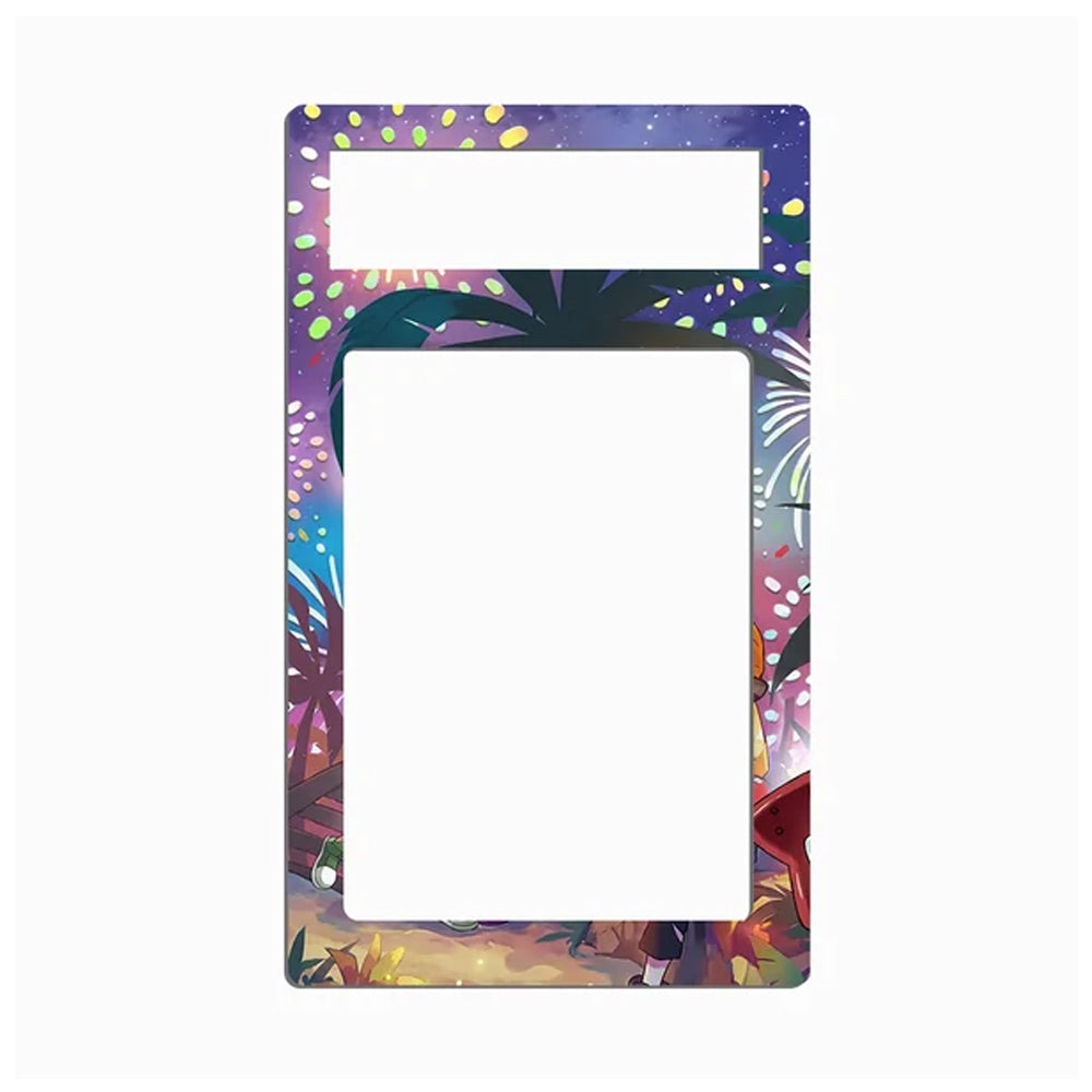 Alola Friends 401 SM-P Promo Japanese extended art insert featuring colorful Alola-themed artwork with fireworks and character-inspired details.