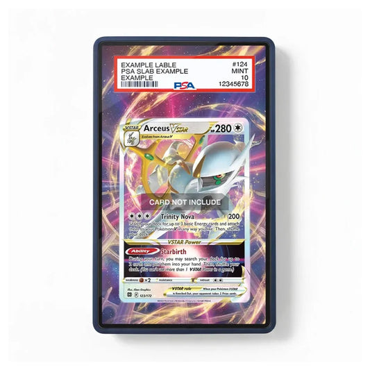 Front-facing Arceus VSTAR 123/172 Brilliant Stars Extended Art Display Case showcasing the card with an eye-catching celestial-inspired extended artwork design.