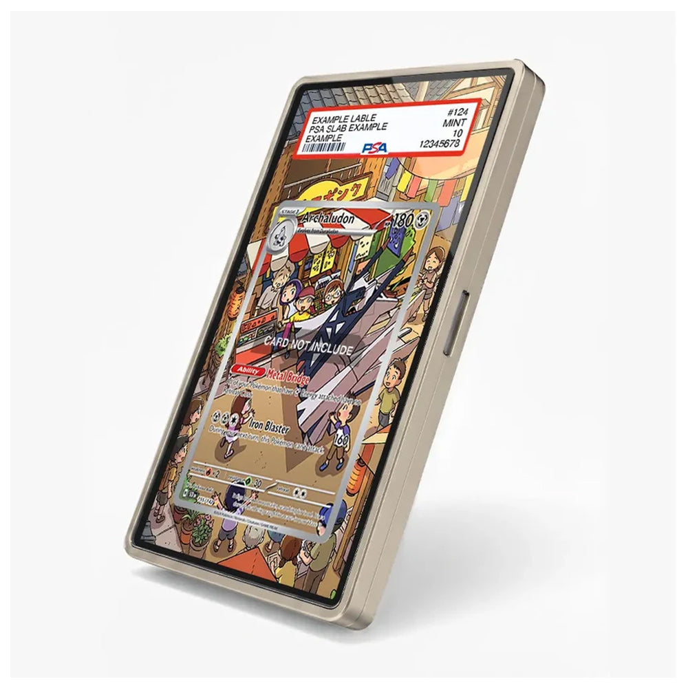 Archaludon 155/142 Stellar Crown SIR SAR Extended Art Display Case shown from an angled view with a dramatic collector-inspired artwork design.