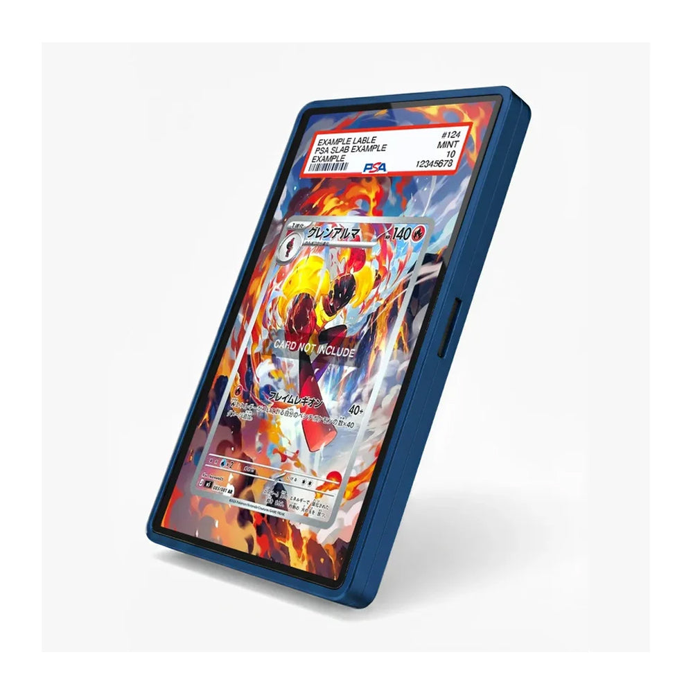 Armarouge 083/081 AR M5 Pitch Black Extended Art Display Case shown at an angled view with dramatic artwork and a premium collector-focused frame.