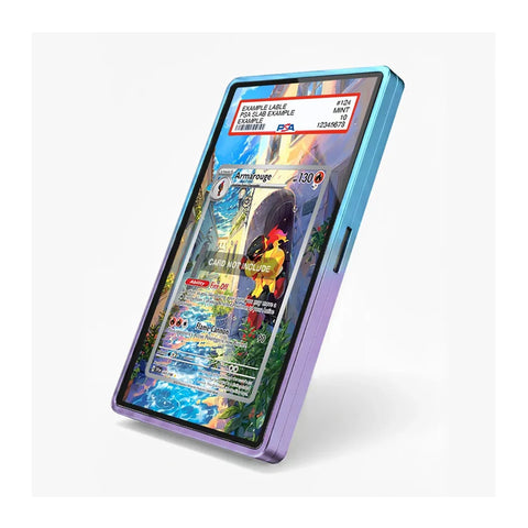 Armarouge 203/198 IR AR Scarlet & Violet Base Set Extended Art Display Case shown at an angled view with colorful artwork and a premium collector frame.