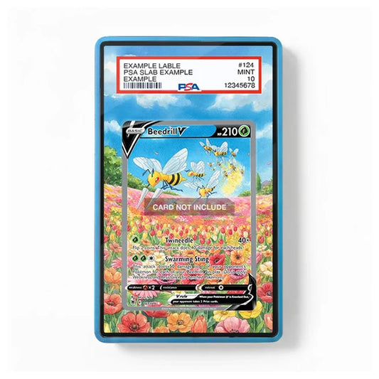Front view of the Beedrill V 161/189 Astral Radiance Alternate Art Extended Art Display Case featuring Beedrill artwork surrounded by a detailed scenic background.