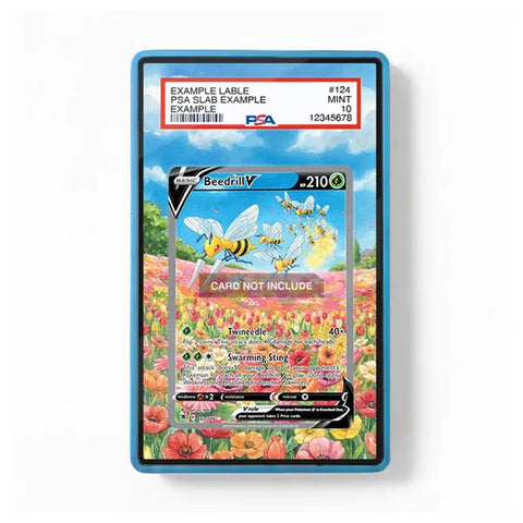 Front view of the Beedrill V 161/189 Astral Radiance Alternate Art Extended Art Display Case featuring Beedrill artwork surrounded by a detailed scenic background.