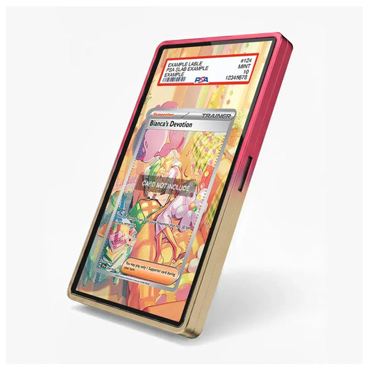 Bianca's Devotion 209/162 Extended Art Display Case shown at an angled view with elegant artwork and a premium collector-focused frame.