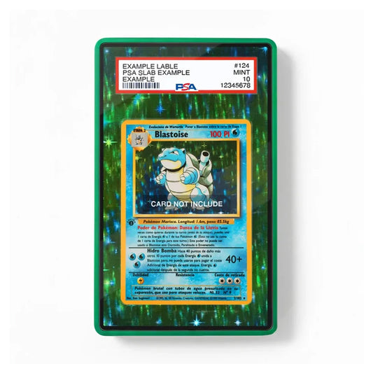 Blastoise 2/102 Base Set Extended Art Display Case by TCGVault for Pokémon TCG collectors