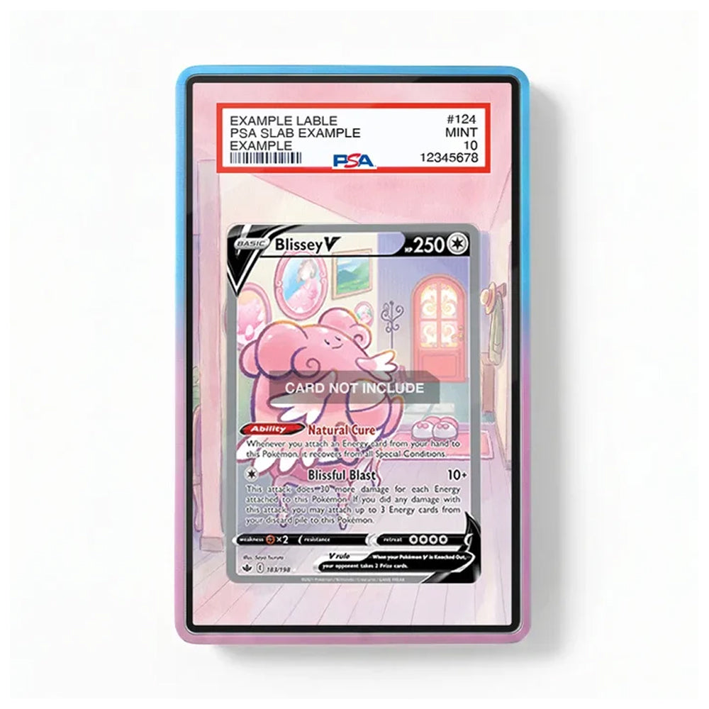 Blissey V 183/198 Chilling Reign extended art display case by TCGVault for Pokémon TCG collectors