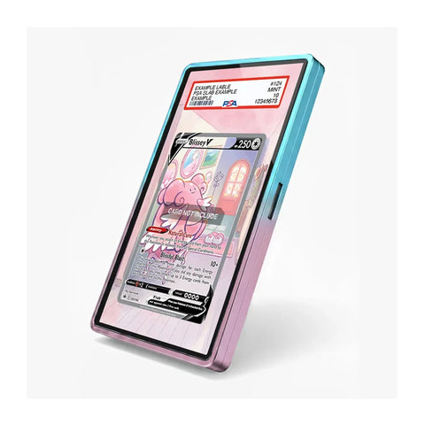 Blissey V 183/198 alternate art Pokémon card displayed in an extended art collector case