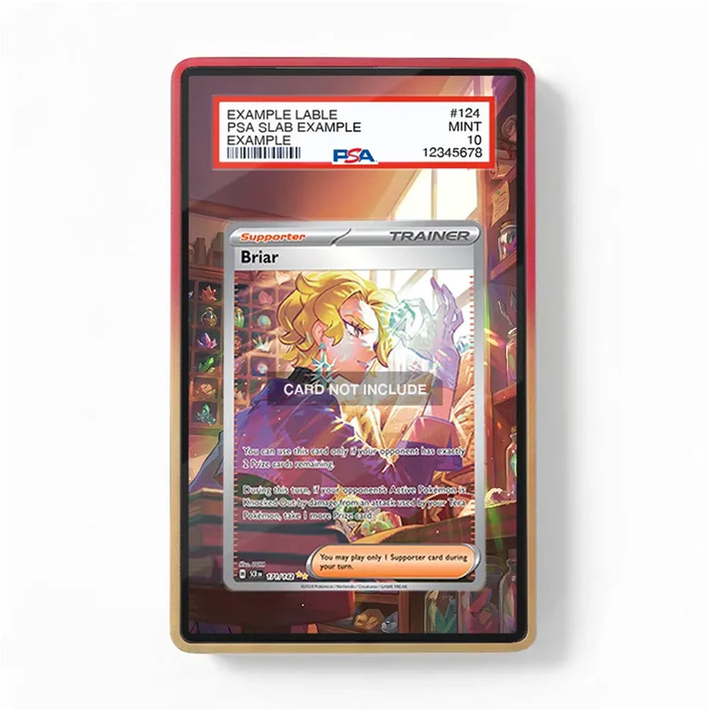 Briar 171/142 Stellar Crown extended art display case by TCGVault for Pokémon TCG collectors