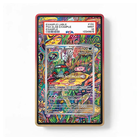Brute Bonnet 207/182 Paradox Rift extended art display case by TCGVault for Pokémon TCG collectors