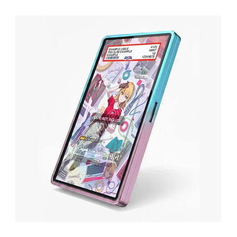 Cagalli Yula Athha 096 Gundam GD01 EN card displayed in an extended art collector case