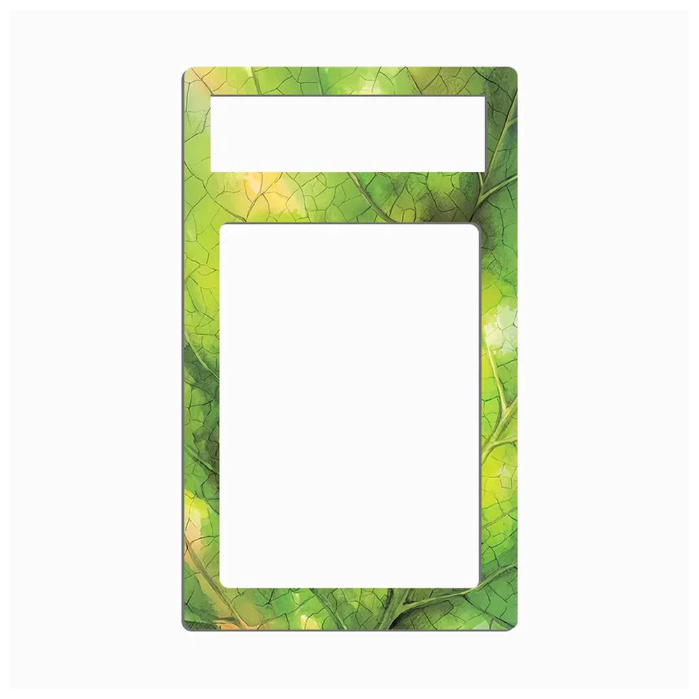 Close-up of Caterpie 172/165 Pokémon 151 card presented inside a premium extended art display case